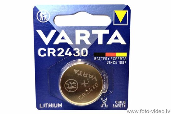 CR 2430 litija baterija Varta